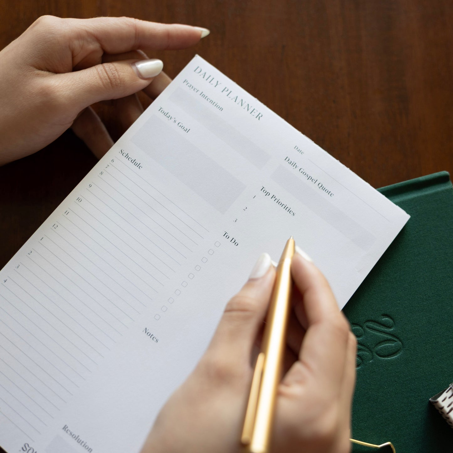 Daily Planner Notepad