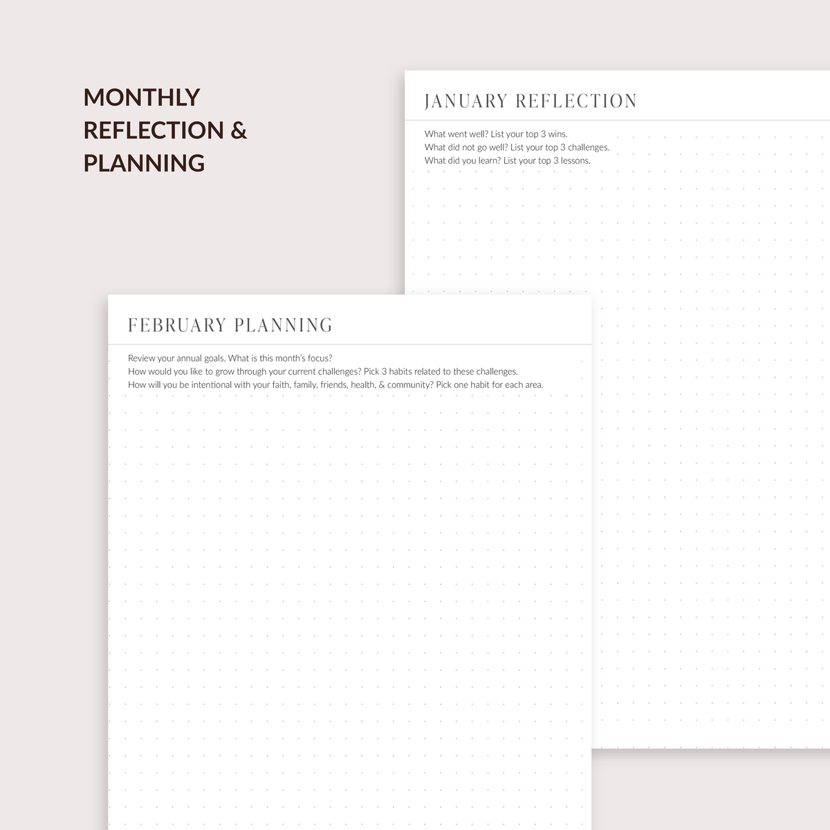 2027 Solé Weekly Planner