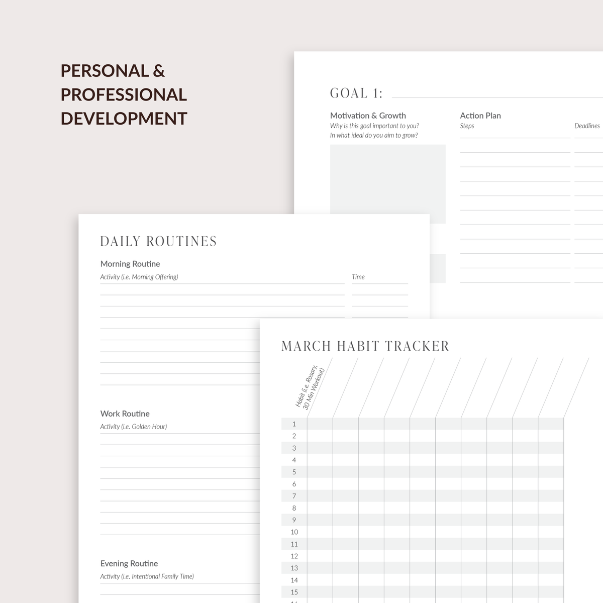 2027 Solé Weekly Planner